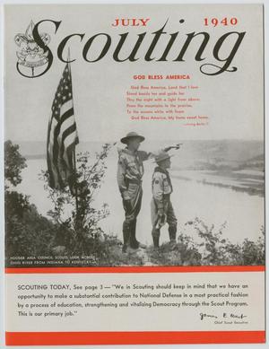 Primary view of object titled 'Scouting, Volume 28, Number 7, July 1940'.