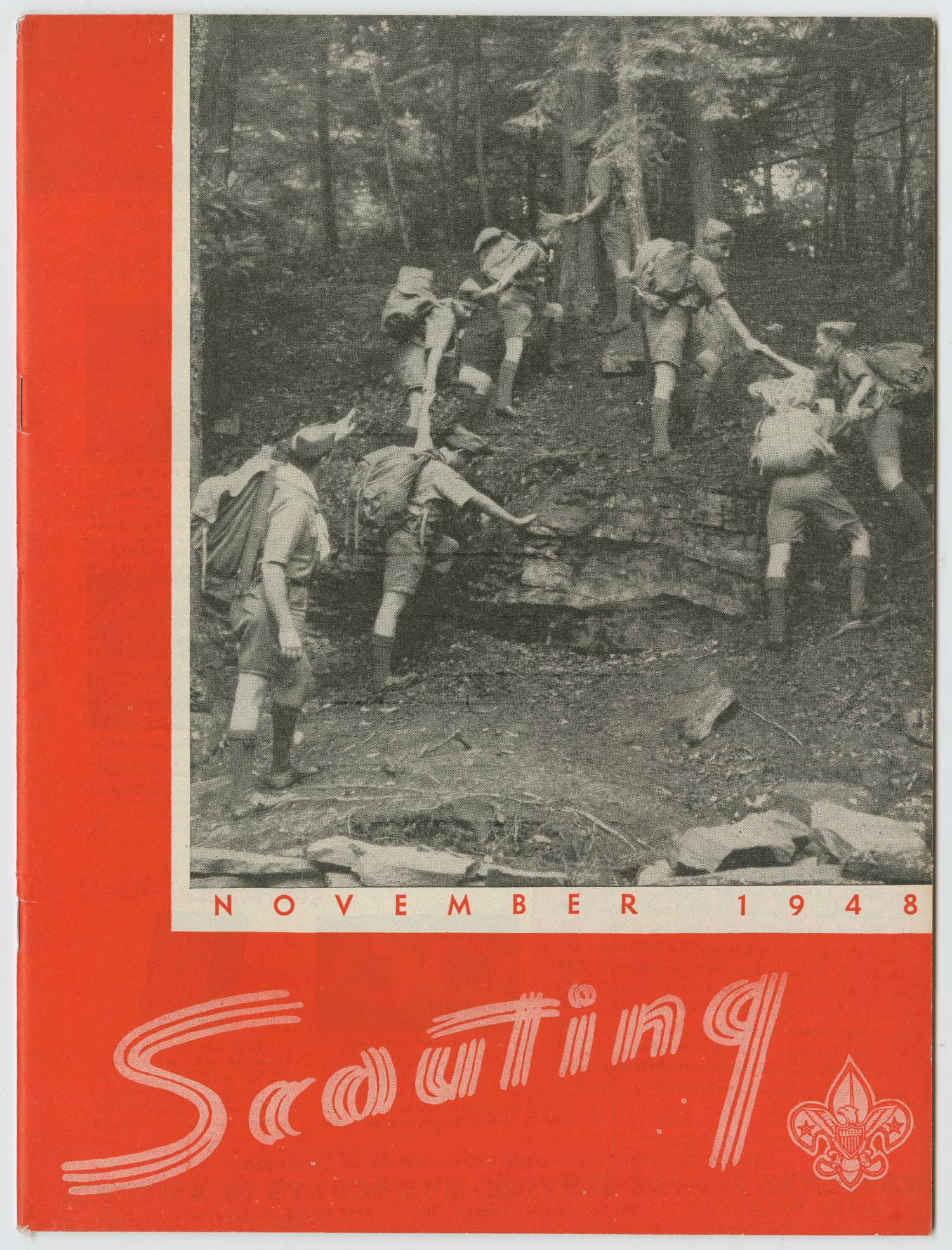 Scouting, Volume 36, Number 9, November 1948
                                                
                                                    Front Cover
                                                