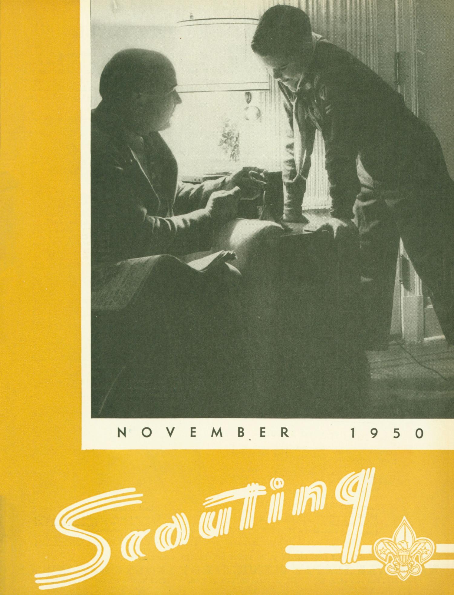 Scouting, Volume 38, Number 9, November 1950
                                                
                                                    Front Cover
                                                