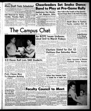 Primary view of object titled 'The Campus Chat (Denton, Tex.), Vol. 35, No. 4, Ed. 1 Wednesday, October 3, 1951'.