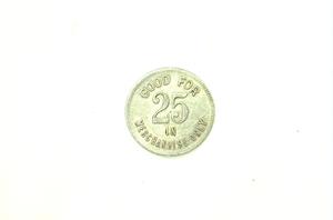 Primary view of object titled '[Grogan Manufacturing Company Token]'.