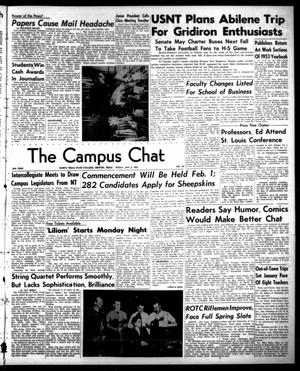 Primary view of object titled 'The Campus Chat (Denton, Tex.), Vol. 36, No. 24, Ed. 1 Friday, January 9, 1953'.