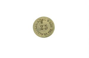 Primary view of object titled '[M. L. Weyand & Bro. Trade Token]'.