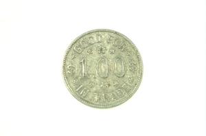 Primary view of object titled '[$1.00 Trade Token]'.