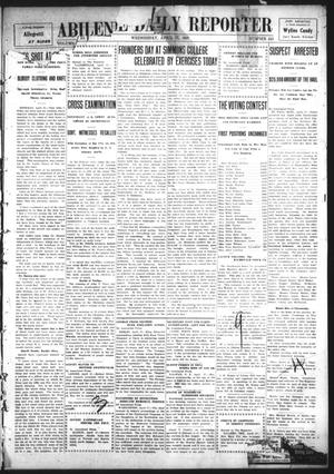 Primary view of object titled 'Abilene Daily Reporter (Abilene, Tex.), Vol. 11, No. 241, Ed. 1 Wednesday, April 17, 1907'.