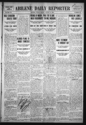 Primary view of object titled 'Abilene Daily Reporter (Abilene, Tex.), Vol. 14, No. 334, Ed. 1 Friday, August 12, 1910'.