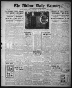 Primary view of object titled 'The Abilene Daily Reporter (Abilene, Tex.), Vol. 34, No. 30, Ed. 1 Sunday, January 2, 1921'.