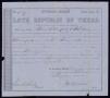 Primary view of [Claim Certificate: Napoleon R. Williams for atty. William J. DeNormandie]
