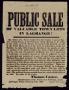 Thumbnail image of item number 1 in: '"Public Sale of Valuable Town Lots in La Grange!"'.