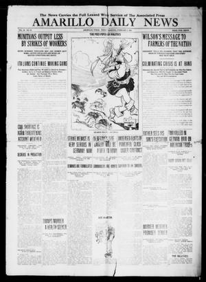 Primary view of object titled 'Amarillo Daily News (Amarillo, Tex.), Vol. 9, No. 78, Ed. 1 Friday, February 1, 1918'.