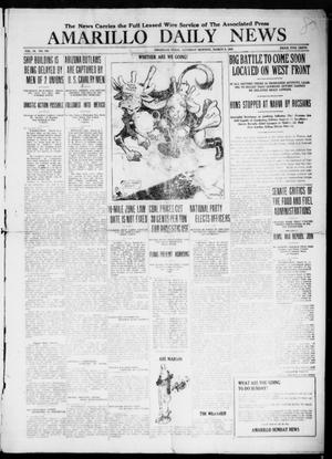 Primary view of object titled 'Amarillo Daily News (Amarillo, Tex.), Vol. 9, No. 109, Ed. 1 Saturday, March 9, 1918'.