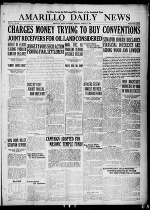 Primary view of object titled 'Amarillo Daily News (Amarillo, Tex.), Vol. 11, No. 125, Ed. 1 Saturday, March 27, 1920'.