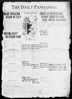 Primary view of object titled 'The Daily Panhandle (Amarillo, Tex.), Vol. 12, No. 40, Ed. 1 Saturday, October 26, 1918'.