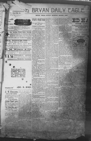 Primary view of object titled 'The Bryan Daily Eagle. (Bryan, Tex.), Vol. 1, No. 78, Ed. 1 Sunday, March 1, 1896'.