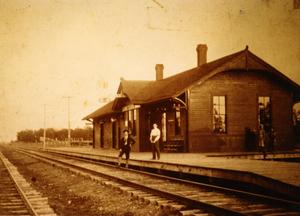 Primary view of object titled 'Irving Train Depot'.