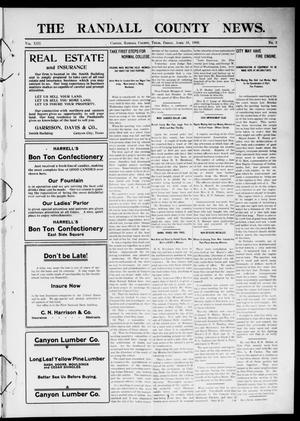 Primary view of object titled 'The Randall County News. (Canyon City, Tex.), Vol. 13, No. 3, Ed. 1 Friday, April 16, 1909'.