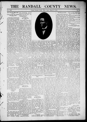 Primary view of object titled 'The Randall County News. (Canyon City, Tex.), Vol. 13, No. 50, Ed. 1 Friday, March 11, 1910'.