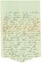 Letter: [Letter to Johnson Moorhead from his sister, Emma Hathaway]