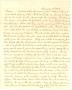 Thumbnail image of item number 1 in: '[Letter from William Grimes to Jesse Grimes, January 1, 1846]'.