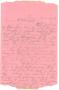 Letter: [Letter to Johnson Moorhead from H.T.H. of Turon City, KS ]