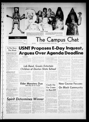 Primary view of The Campus Chat (Denton, Tex.), Vol. 53, No. 13, Ed. 1 Friday, October 31, 1969