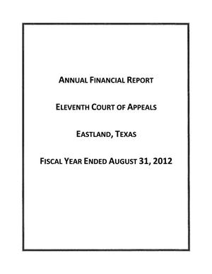 Primary view of object titled 'Texas Eleventh Court of Appeals Annual Financial Report: 2012'.