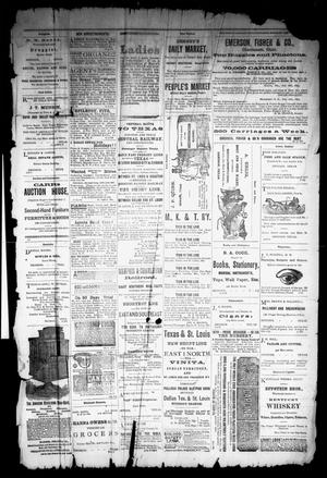 Primary view of object titled 'Denison Daily News. (Denison, Tex.), Vol. [7], No. [262], Ed. 1 Thursday, January 1, 1880'.