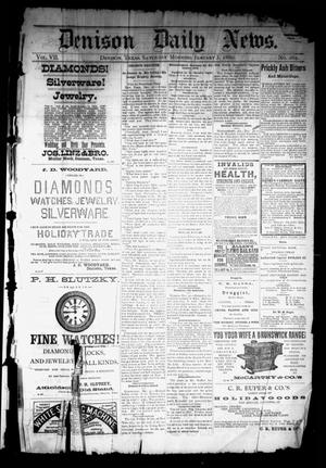 Primary view of object titled 'Denison Daily News. (Denison, Tex.), Vol. 7, No. 264, Ed. 1 Saturday, January 3, 1880'.