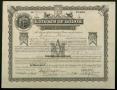 Thumbnail image of item number 1 in: 'Kinghts of Honor Benefit Certificate'.
