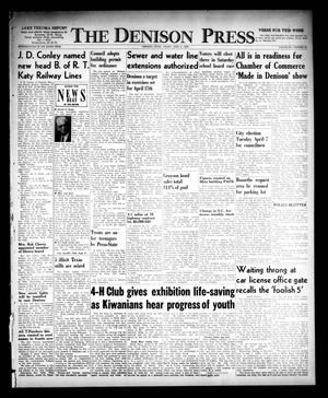 Primary view of object titled 'The Denison Press (Denison, Tex.), Vol. 31, No. 40, Ed. 1 Friday, April 3, 1959'.
