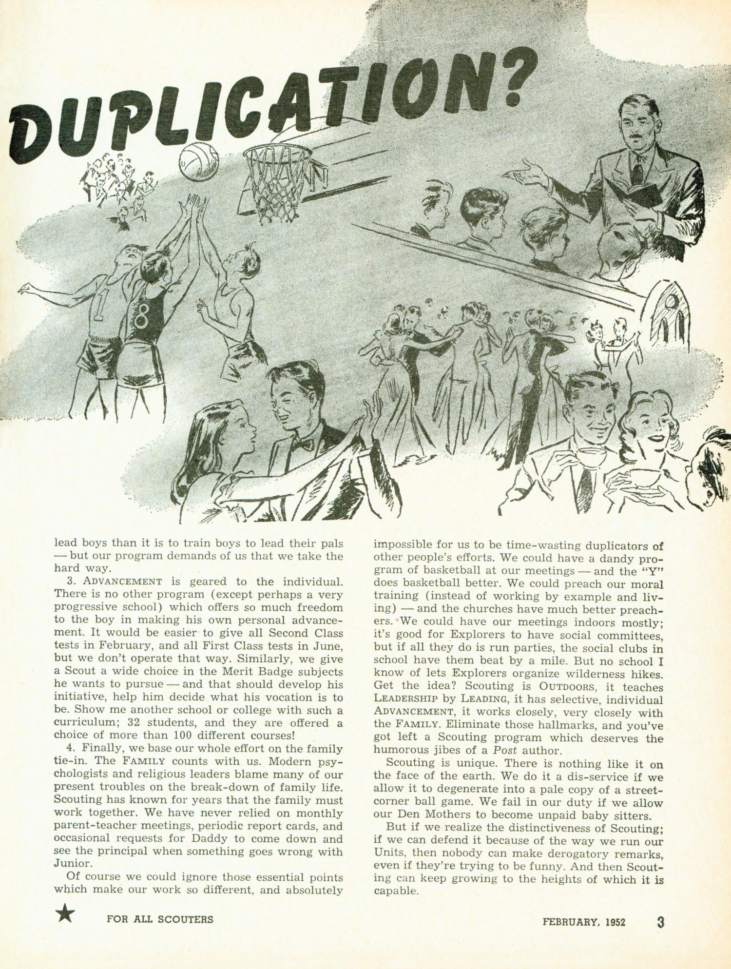 Scouting, Volume 40, Number 2, February 1952
                                                
                                                    3
                                                