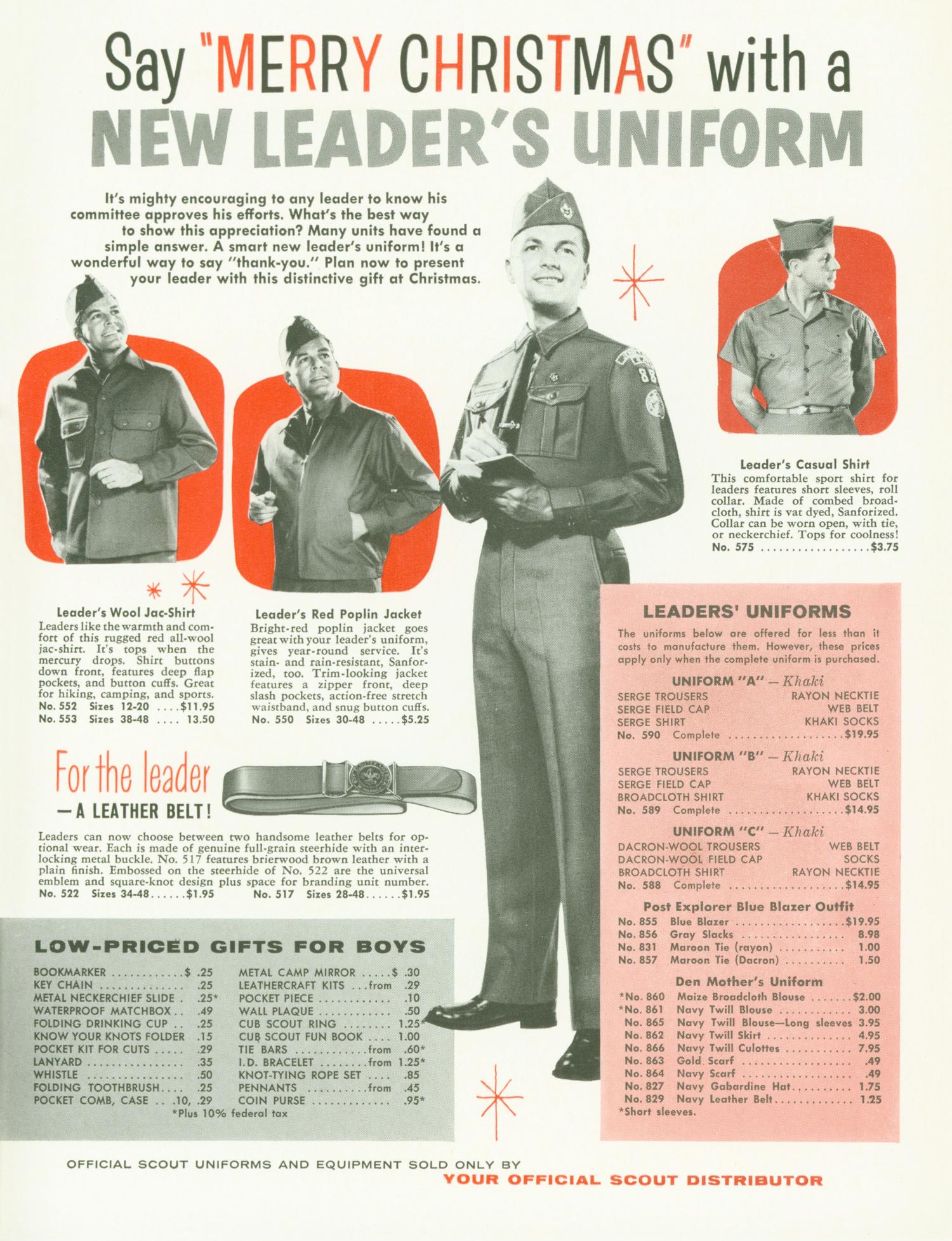 Scouting, Volume 48, Number 8, November 1960
                                                
                                                    Back Inside
                                                