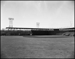 Primary view of object titled '[Construction at Disch Field]'.