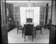 Photograph: Watson-Lewish [furnished dining room]