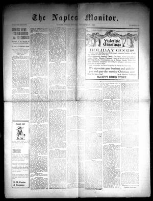 Primary view of object titled 'The Naples Monitor (Naples, Tex.), Vol. 38, No. 32, Ed. 1 Friday, December 7, 1923'.