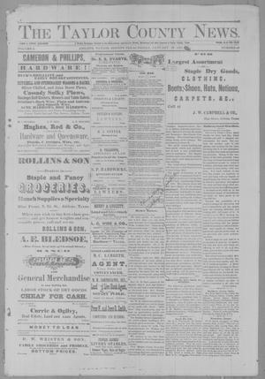 Primary view of object titled 'The Taylor County News. (Abilene, Tex.), Vol. 2, No. 46, Ed. 1 Friday, January 28, 1887'.