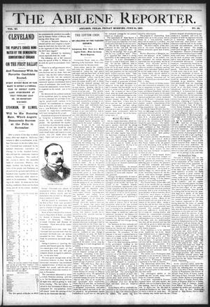Primary view of object titled 'The Abilene Reporter. (Abilene, Tex.), Vol. 11, No. 26, Ed. 1 Friday, June 24, 1892'.