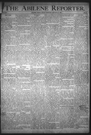 Primary view of object titled 'The Abilene Reporter. (Abilene, Tex.), Vol. 12, No. 3, Ed. 1 Friday, January 20, 1893'.