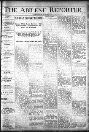 Primary view of object titled 'The Abilene Reporter. (Abilene, Tex.), Vol. 14, No. 38, Ed. 1 Friday, August 30, 1895'.