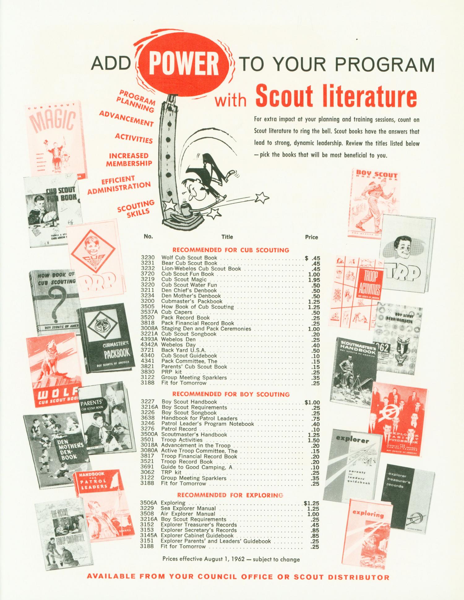 Scouting, Volume 50, Number 7, September 1962
                                                
                                                    Back Inside
                                                
