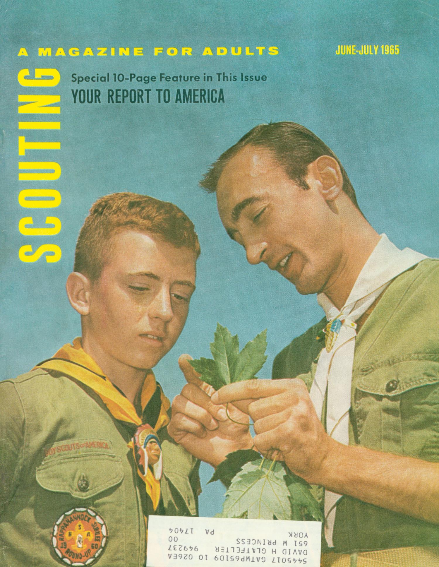 Scouting, Volume 53, Number 6, June-July 1965
                                                
                                                    Front Cover
                                                