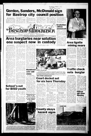 Primary view of object titled 'Bastrop Advertiser (Bastrop, Tex.), Vol. [125], No. 25, Ed. 1 Thursday, May 25, 1978'.