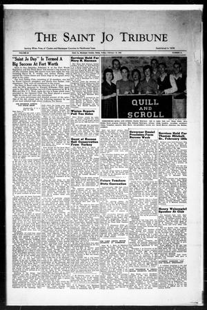 Primary view of object titled 'The Saint Jo Tribune (Saint Jo, Tex.), Vol. 62, No. 11, Ed. 1 Friday, February 12, 1960'.