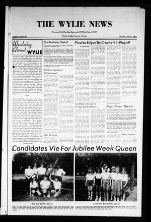 Primary view of object titled 'The Wylie News (Wylie, Tex.), Vol. 34, No. 52, Ed. 1 Thursday, June 17, 1982'.