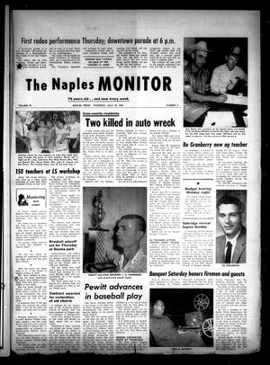 Primary view of object titled 'The Naples Monitor (Naples, Tex.), Vol. 79, No. 2, Ed. 1 Thursday, July 30, 1964'.