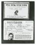 Thumbnail image of item number 3 in: '[Alek Hidell ID Cards]'.