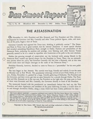 Primary view of object titled '[The Dan Smoot Report, Volume 9, December 1963 #1]'.