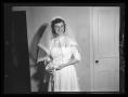 Primary view of [Bride Wearing a Wedding Dress]