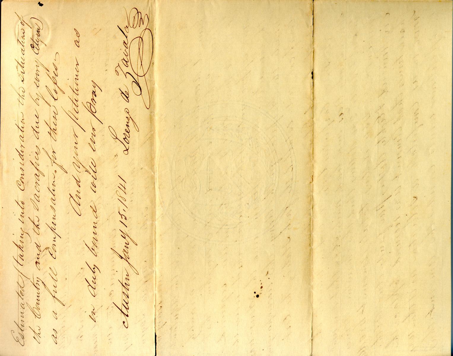 Petition by Lorenzo de Zavala Jr. January 15th 1841
                                                
                                                    [Sequence #]: 2 of 2
                                                