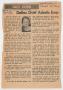 Primary view of [Letters and Newspaper Clipping from Citizens]